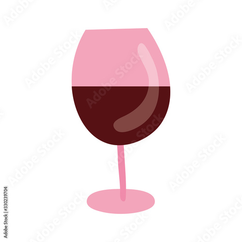 wine cup drink isolated icon