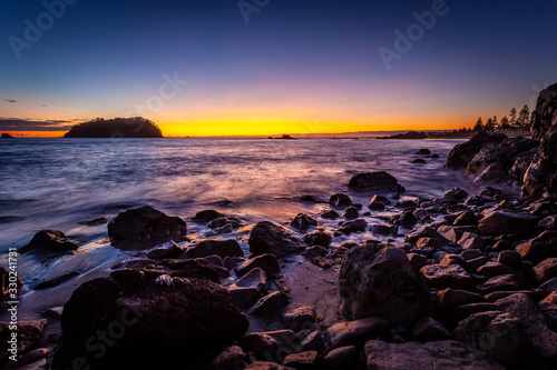 Beach Sunrise Mount Maunganui New Zealand