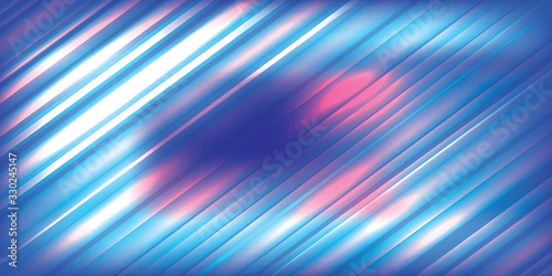 Ultra violet glowing shiny stripes abstract background. 
