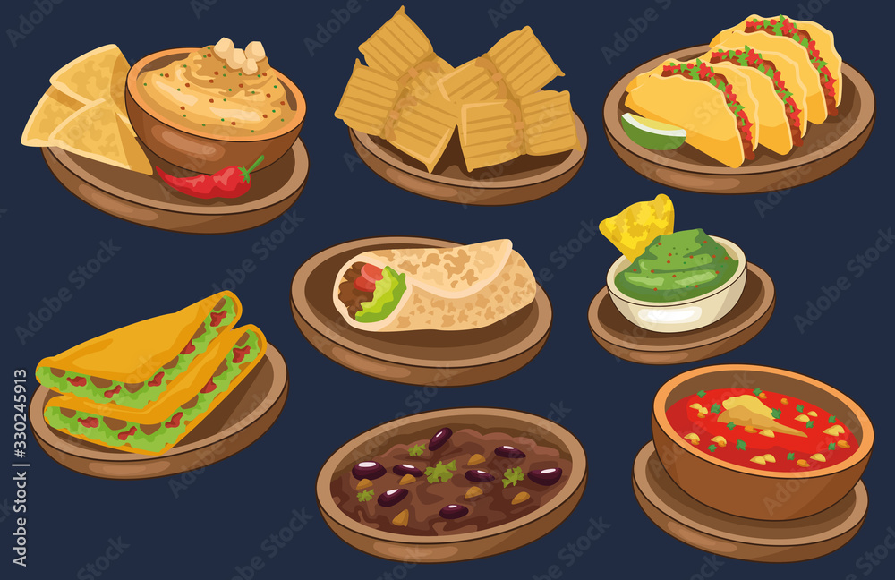 cinco de mayo celebration with set food cinco de mayo celebration with set food