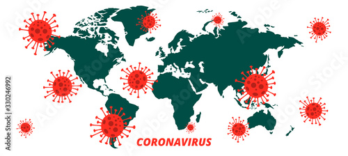 global covid-19 coronavirus pandemic infection outbreak background