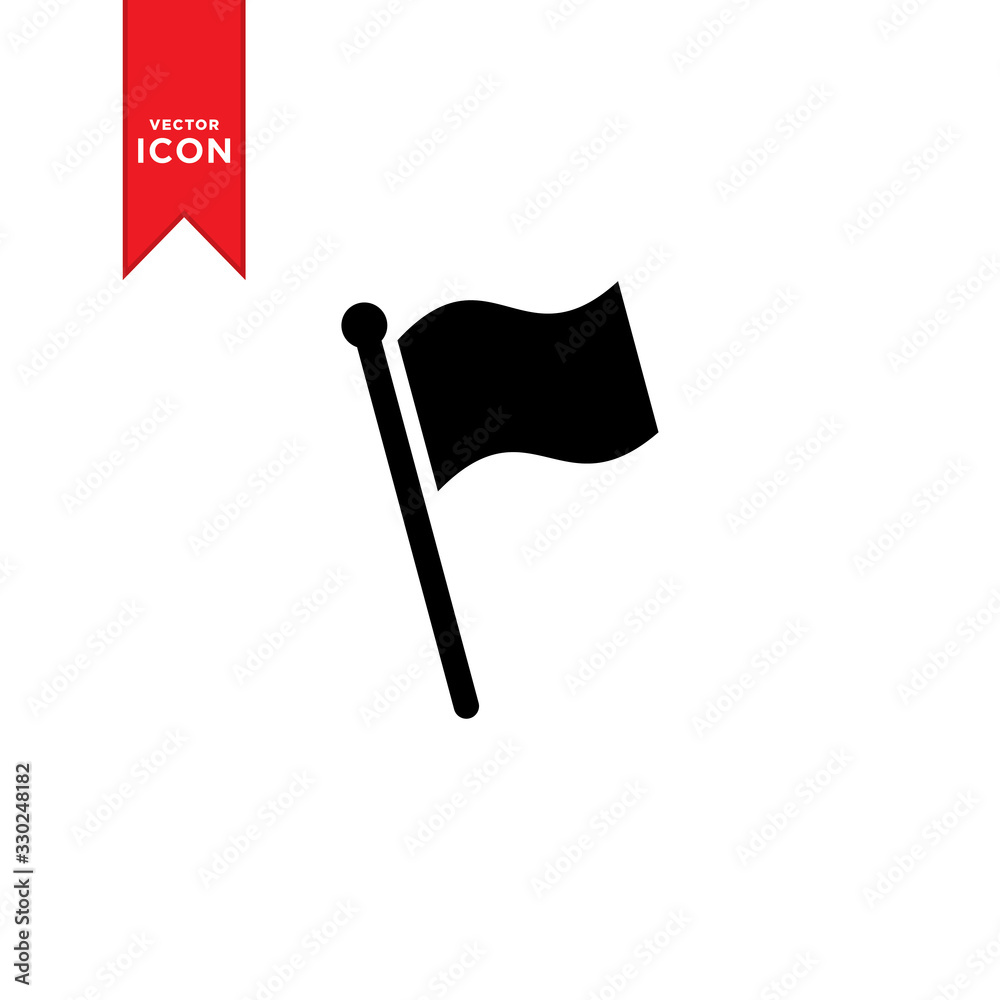 Flag icon vector. Flag symbol icon illustration. Flat design style on trendy icon. Flag icon vector. Flag symbol icon illustration. Flat design style on trendy icon.