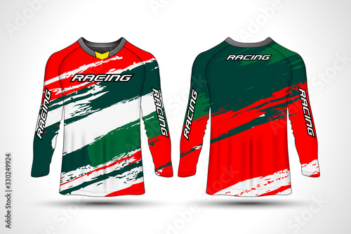 Long sleeve t-shirt sport motorcycle, motocross, mtb jersey