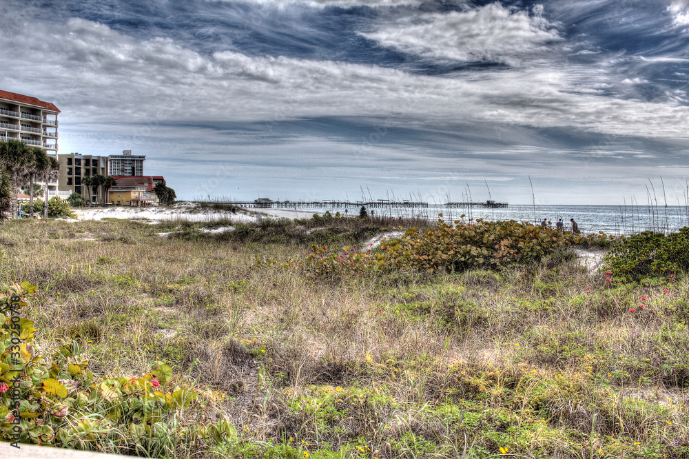 HDR photo of beach on gulf of mexico HDR photo of beach on gulf of mexico