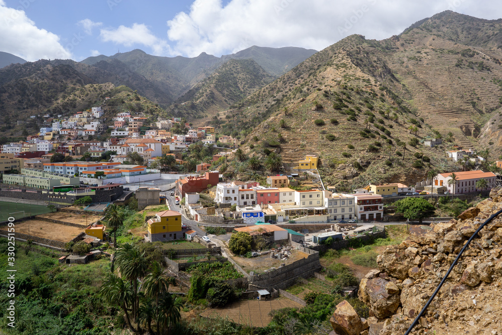 Naklejka premium Kanaren La Gomera im Frühling