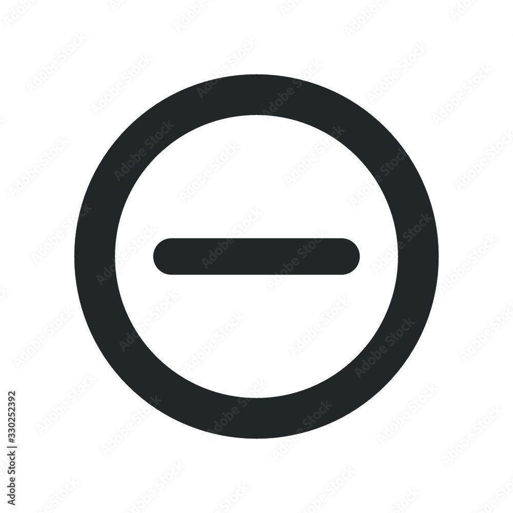 Delete, minus icon Delete, minus icon