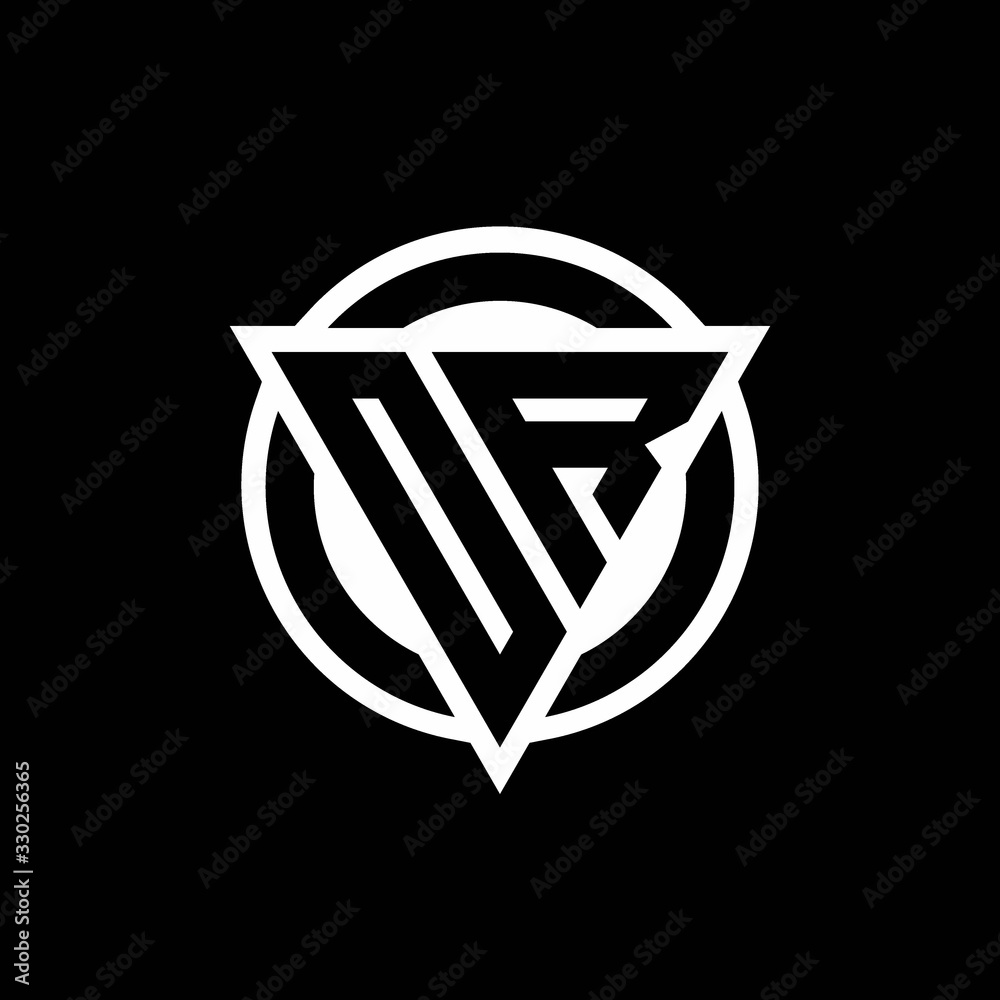 OR logo with negative space triangle shape and circle rounded OR logo with negative space triangle shape and circle rounded