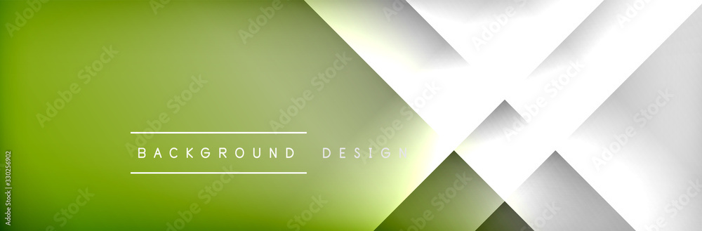 Obraz premium Abstract background - squares and lines composition created with lights and shadows. Technology or business digital template