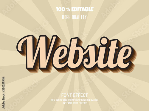 editable font effect
