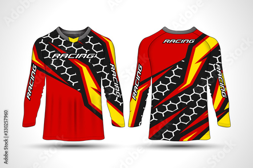 Long sleeve t-shirt sport motorcycle, motocross, mtb jersey
