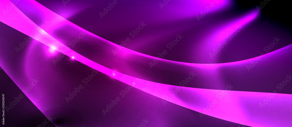 Abstract background. Shiny design neon waves with light effects, techno trendy design. Vector Illustration For Wallpaper, Banner, Background, Card, Book Illustration, landing page Abstract background. Shiny design neon waves with light effects, techno trendy design. Vector Illustration For Wallpaper, Banner, Background, Card, Book Illustration, landing page