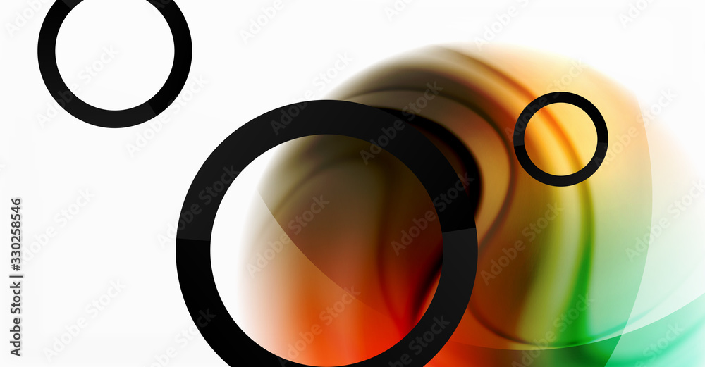 Abstract background, fluid mixing gradient liquid style colors composition. Vector Illustration For Wallpaper, Banner, Background, Card, Book Illustration, landing page