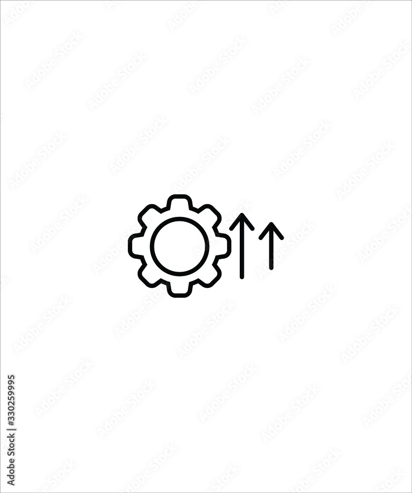 work line icon,vector best line design icon.