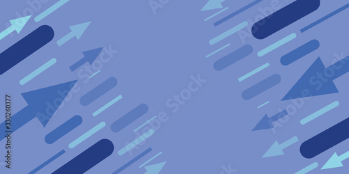 Vector illustration of dynamic composition made of various colored rounded shapes lines in diagonal rhythm