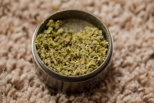 Prepared Cannabis, Ground Cannabis, Marijuana Grinder