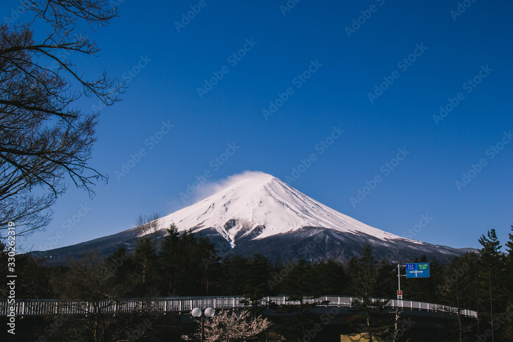 Obraz premium mt fuji in winter