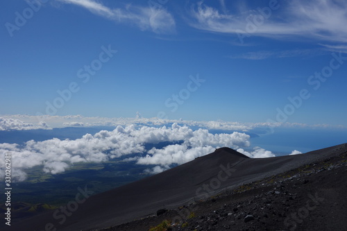 Fuji mountain trail from the entrance of Gotemba, Japan (6th station) (富士山六合目)