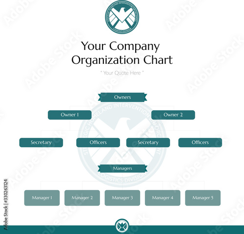 Organizational Chart For Company or Schools