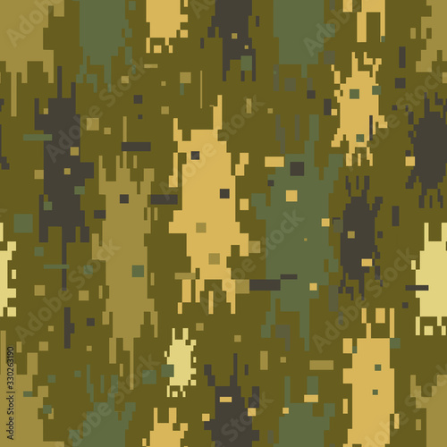 Fototapeta Camouflage pattern. Design element for poster, clothes decoration, card, banner.