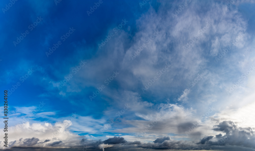 Fantastic soft clouds against blue sky, natural composition Fantastic soft clouds against blue sky, natural composition