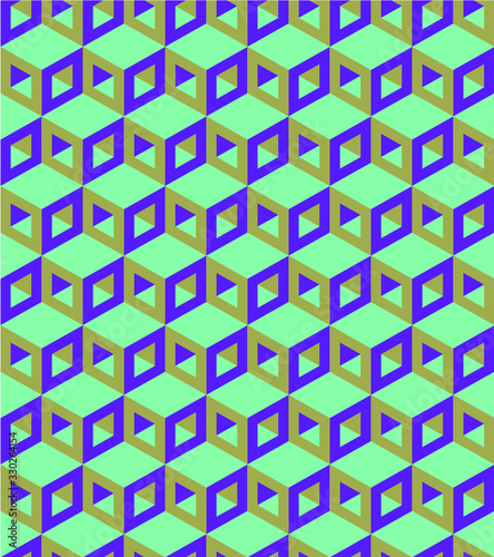 Toxic style pattern cube background
