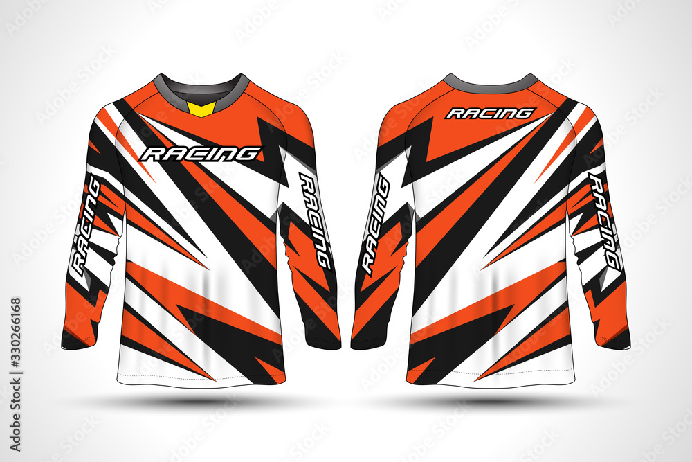 Long sleeve t-shirt sport motorcycle, motocross, mtb jersey Long sleeve t-shirt sport motorcycle, motocross, mtb jersey