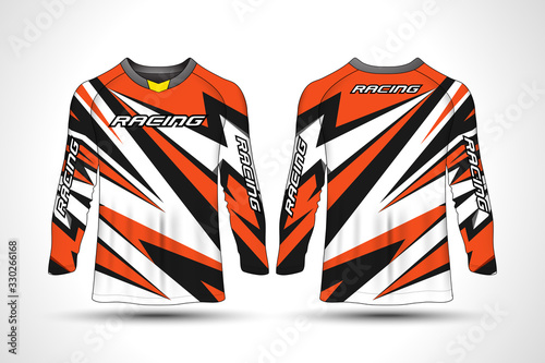 Long sleeve t-shirt sport motorcycle, motocross, mtb jersey