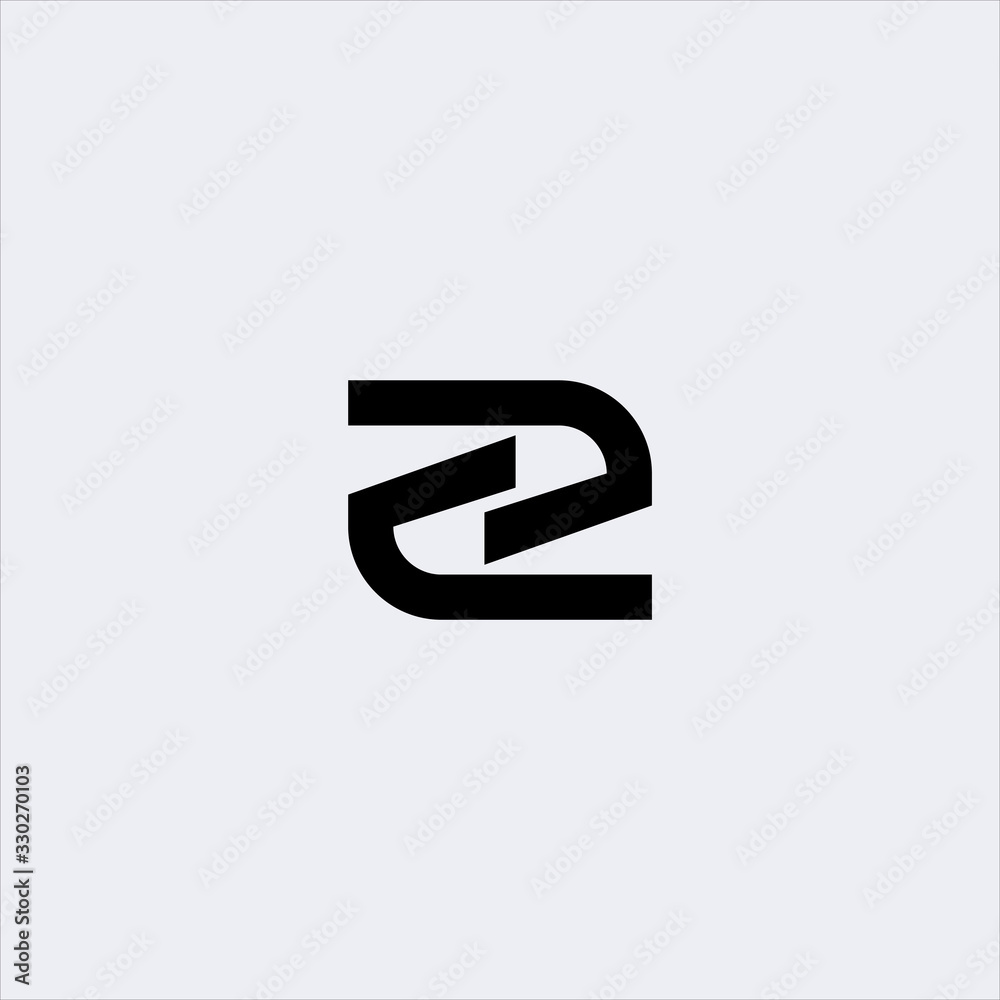 vector letter z mono line logo design template vector letter z mono line logo design template