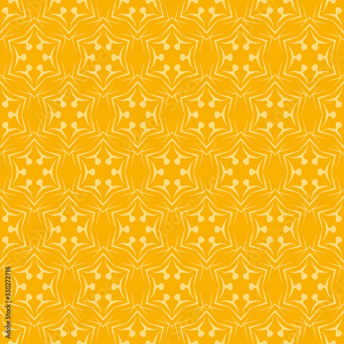 Yellow Geometric Pattern | Modern Background Vector | Seamless Wallpaper For Interior Design
