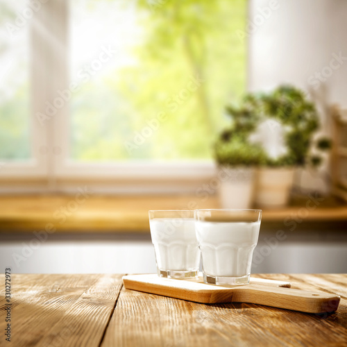 table background of free space and window background 