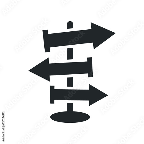 Direction, Way icon