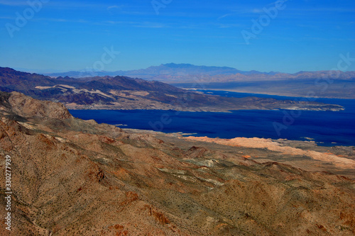 Lake Mead on the border of Arizona and Nevada USA North America