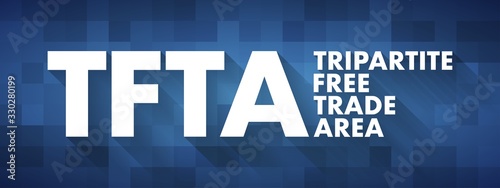 TFTA - Tripartite Free Trade Area acronym, business concept background