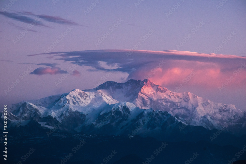 Kanchenjunga peak