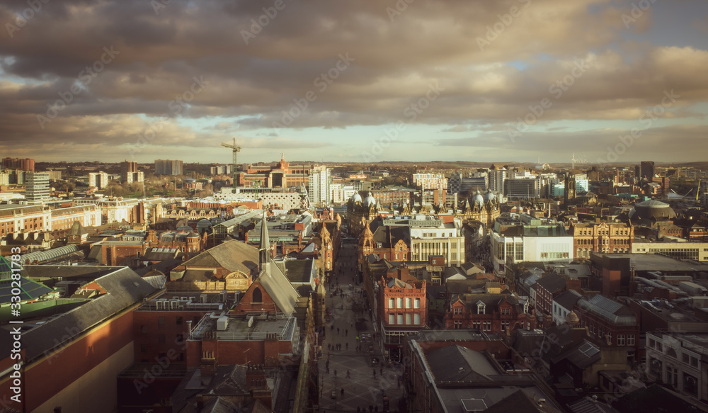 Obraz premium The City of Leeds Skyline