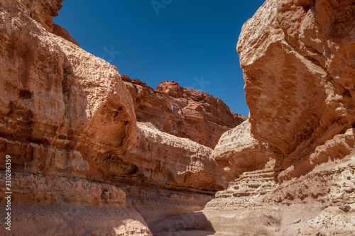 view on a canyon in the desert next to Marble canyon