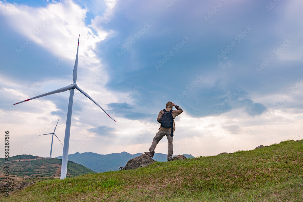Man and Nature, Technological Development, Wind Turbine