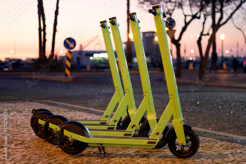 Electric scooters for rent
