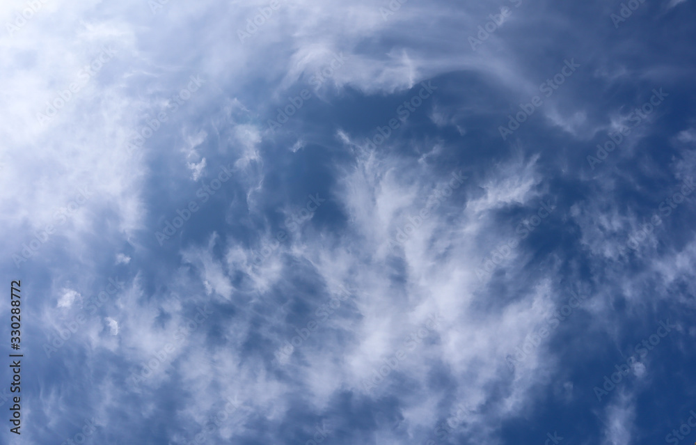 blue sky with clouds