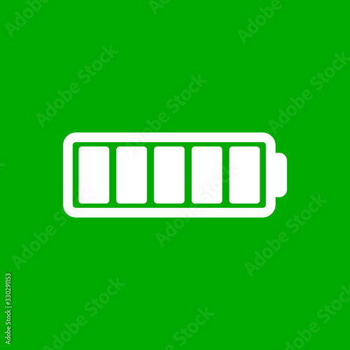 Batterieanzeige und Hintergrund