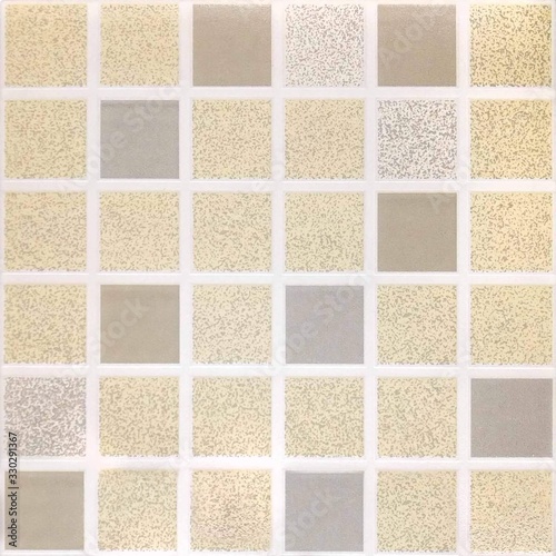 small seamless tiles texture wit white borders