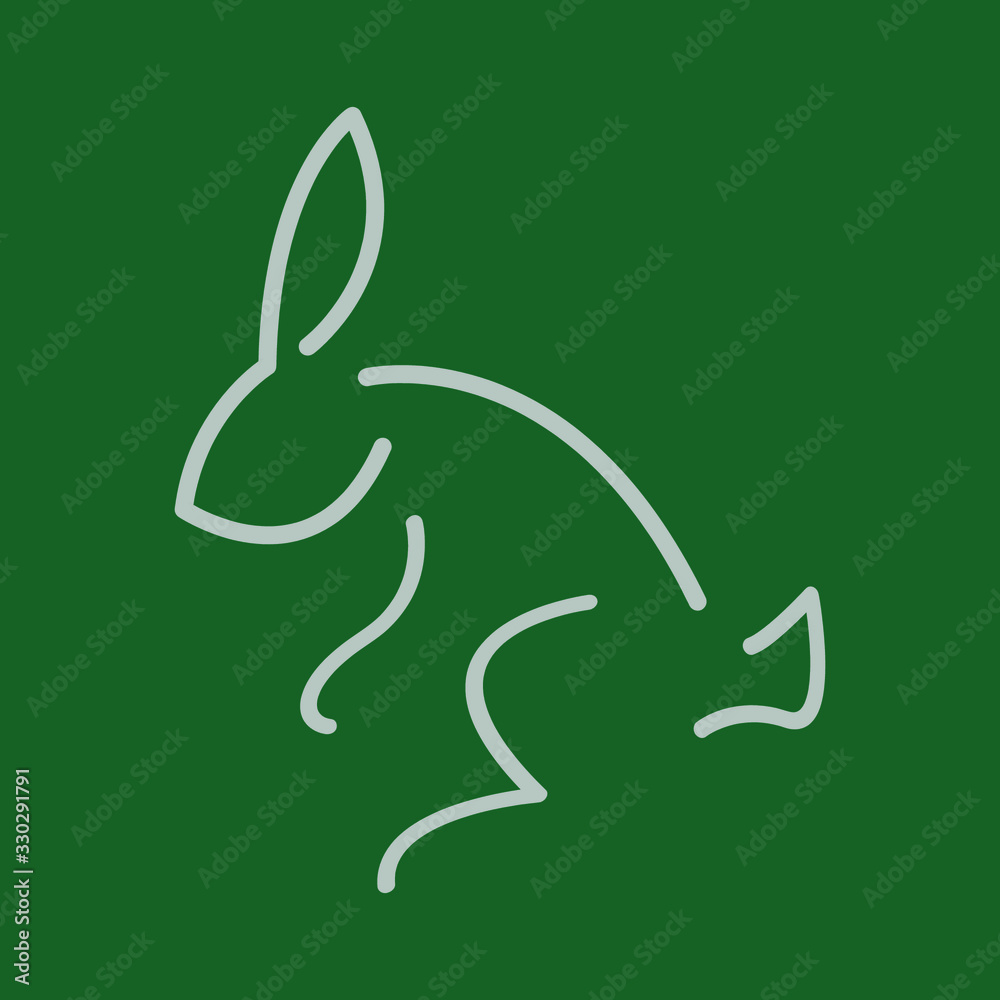 Fototapeta premium rabbit vector