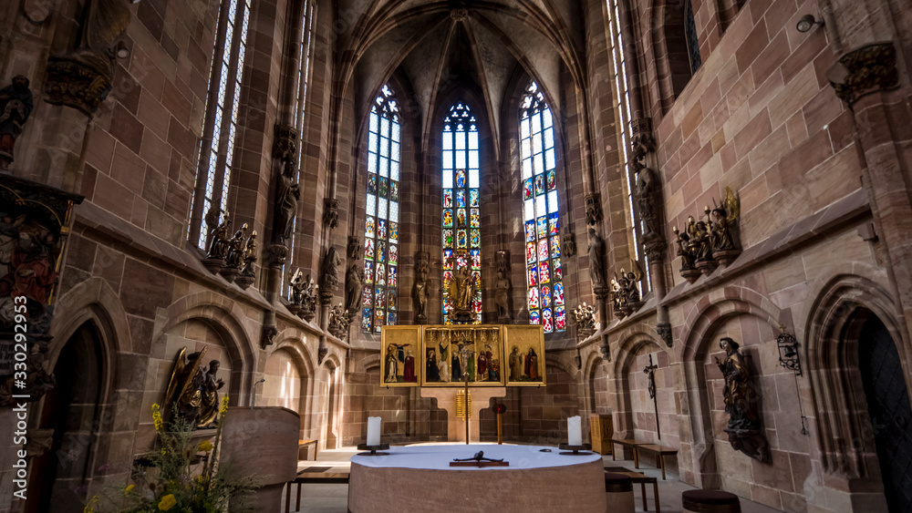 Interior of the Frauenkirche, Nuremberg