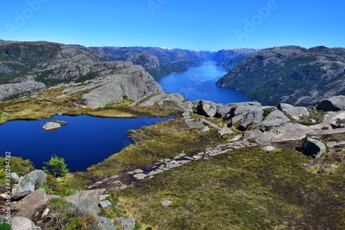 Pulpit Rock , Preikestolen , Norway Fjords , 