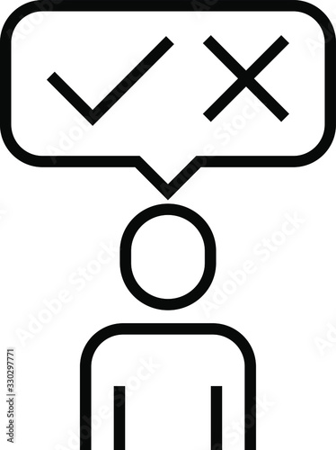 decisiveness icon