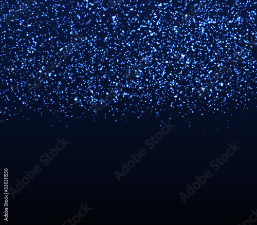 Glitter texture. Falling particles. Blue lights. © Sergio Lucci