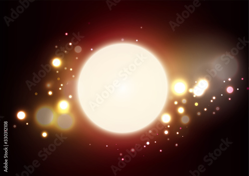 abstract background with stars