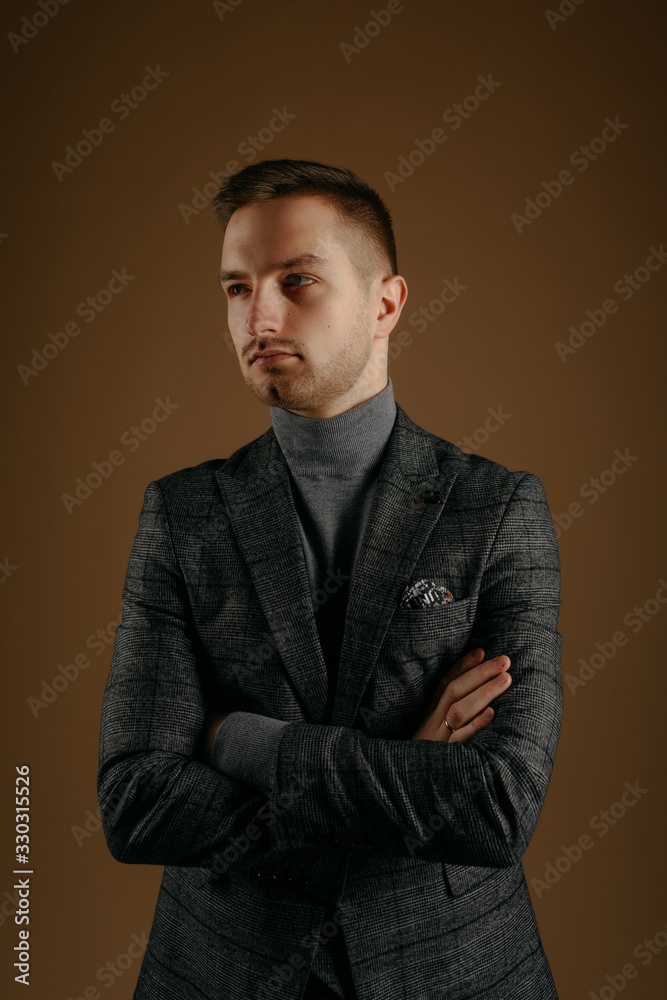 Studio portrait of a man Studio portrait of a man