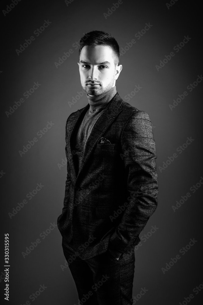 Obraz premium Studio portrait of a man