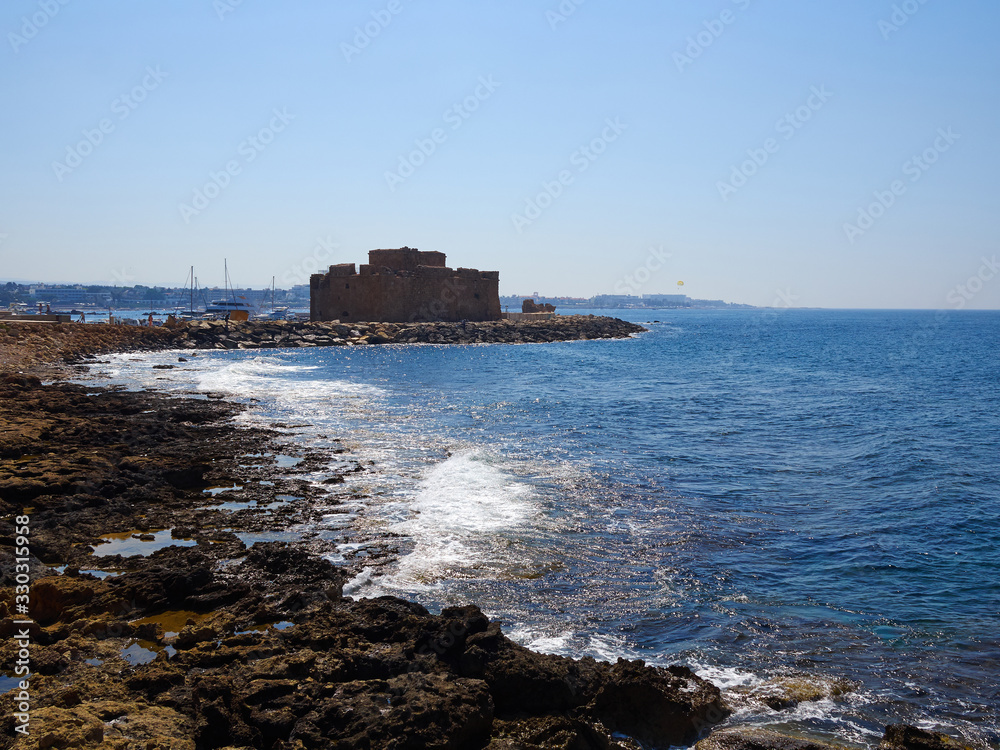 The Medieval castle in Paphos Cyprus